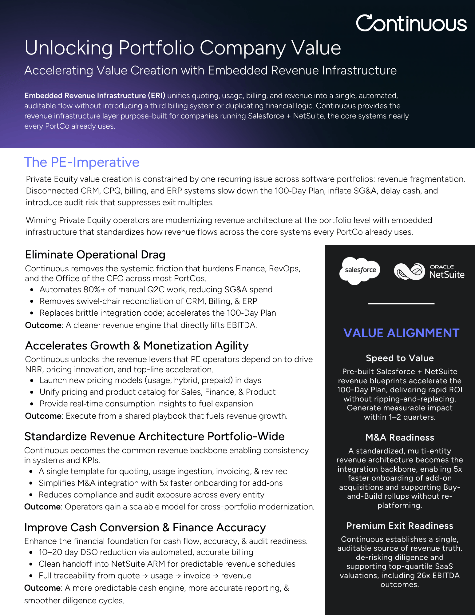 Continuous for Private Equity_Datasheet